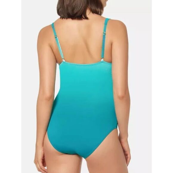 New. Bleu Rod Beattie ombré swimsuit. Normally $129. Size 14 - Picture 3 of 10